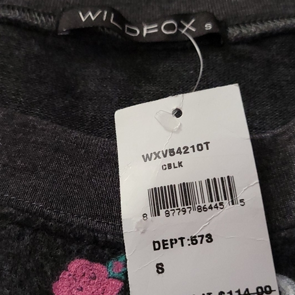 Wildfox Swan Song Sommers BBJ Black NWT Size Small - Picture 15 of 15